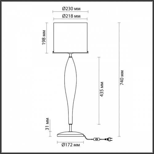 Настольная лампа декоративная Odeon Light Tower 4850/1T в Навашино фото 6