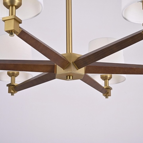 Люстра на штанге Imperiumloft Jorgenson White/Dark wood STAVRA01 в Нижнем Новгороде фото 9