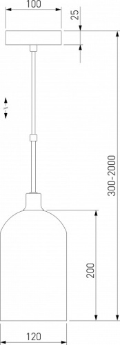Подвесной светильник Eurosvet Bambola 50357/1 латунь в Туле фото 3