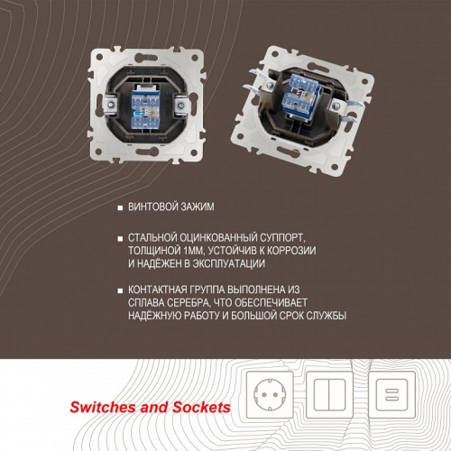 Розетка Ethernet RJ-45 без рамки Arte Milano am-203 203.45-1.shampan в Нижнем Новгороде фото 2