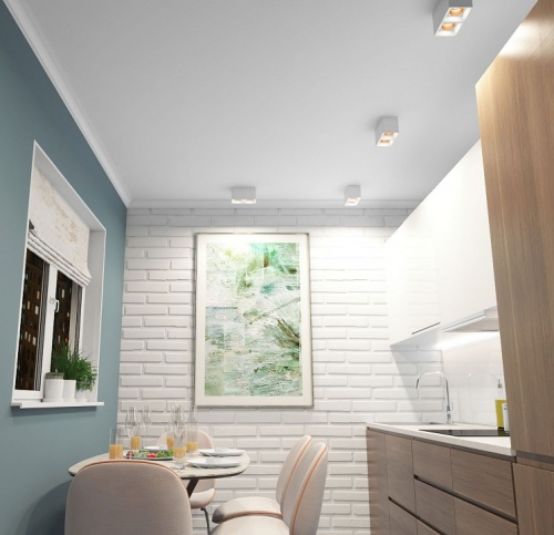 Накладной светильник Denkirs DK3030 DK3085-WH+BR в Нижнем Новгороде фото 2