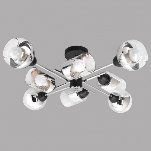 Потолочная люстра Imex MD.8243 MD.8243-8-S-BK+CH в Нижнем Новгороде