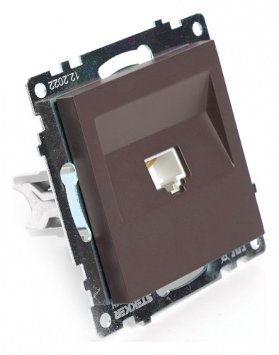 Розетка Ethernet RJ-45 без рамки Stekker Катрин 49023 в Нижнем Новгороде фото 2