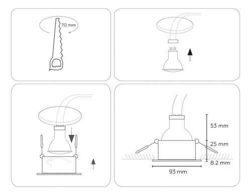 Встраиваемый светильник Ambrella Light TN TN111 в Нижнем Новгороде фото 2