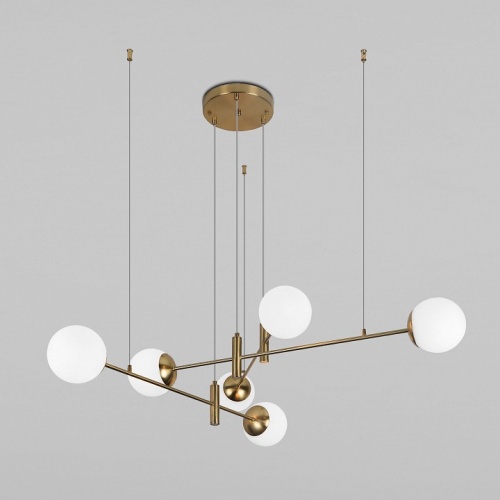 Подвесная люстра Eurosvet Planet 70146/6 латунь в Нижнем Новгороде фото 4
