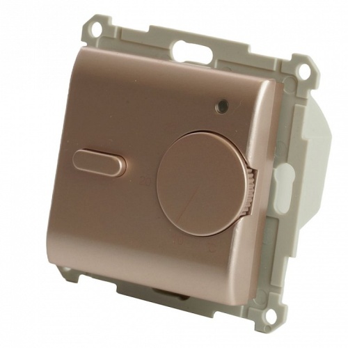 Терморегулятор электромеханический для теплого пола без рамки Stekker Катрин 49743 в Нижнем Новгороде фото 4