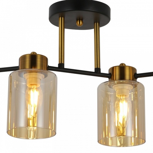 Светильник на штанге ILLUMICO Qui IL6111-4COU-79 BK GD Qui в Нижнем Новгороде фото 2