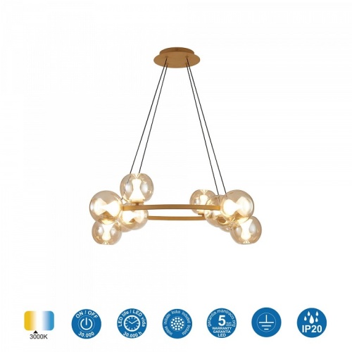 Подвесная люстра Mantra Andromeda 9555 в Нижнем Новгороде фото 7