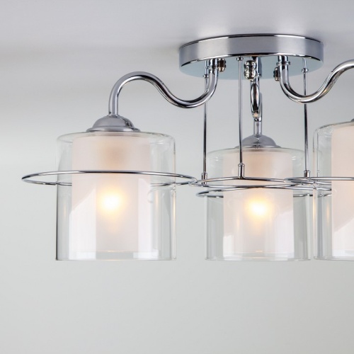 Потолочная люстра Eurosvet Darcy 30160/3 хром в Нижнем Новгороде фото 2