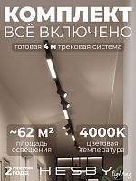 Комплект трековый Hesby Lighting Skylite №5 HSBL_kompl_S005_NI4B4K в Нижнем Новгороде