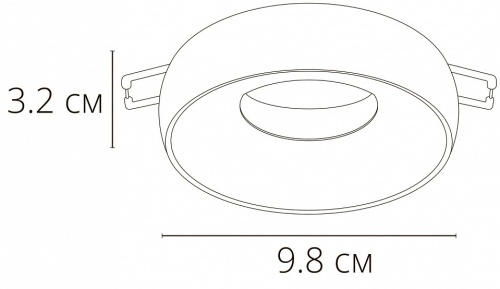 Встраиваемый светильник Arte Lamp Heze A6666PL-1BK в Симе фото 3