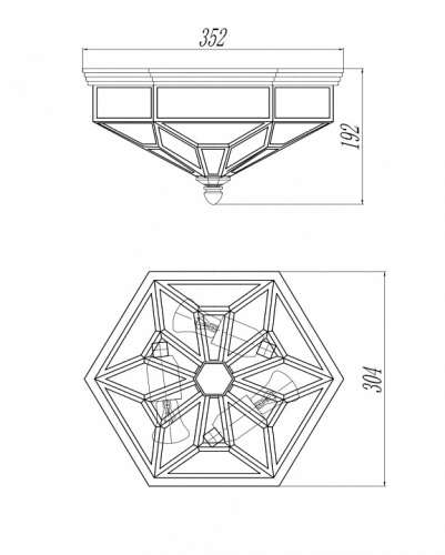 Накладной светильник Maytoni Zeil H356-CL-03-CH в Нижнем Новгороде фото 3