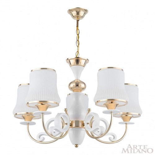 Подвесная люстра Arte Milano Florentia-1097 301097/5 Wh/Gd в Нижнем Новгороде фото 10