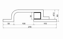 Декоративный Профиль ARL-BAY-ROUND-35-250 (ГКЛ 12.5мм) (Arlight, -) в Туапсе