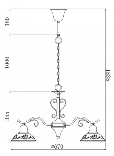 Подвесная люстра Freya Benoit FR2566-PL-05-WG в Нижнем Новгороде фото 6