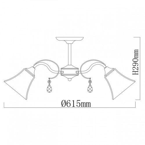 Потолочная люстра De City Олимпия 106010705 в Нижнем Новгороде фото 3
