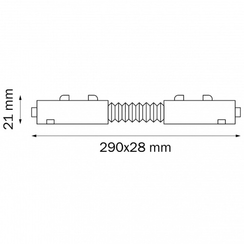 Соединитель гибкий для треков Lightstar Teta 505156 в Яранске фото 2