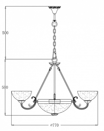 Потолочная люстра Freya Herbert FR2012-PL-06-BZ в Нижнем Новгороде фото 4