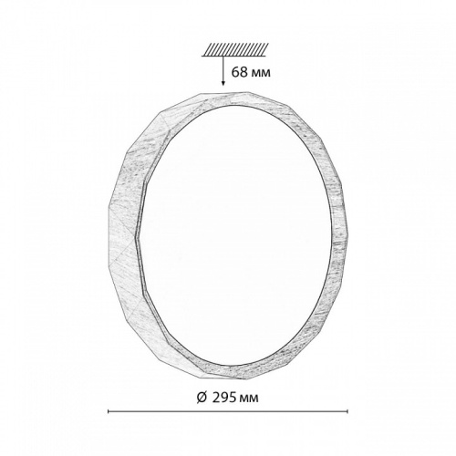 Накладной светильник Sonex Zif Wood 7637/AL в Нижнем Новгороде фото 5