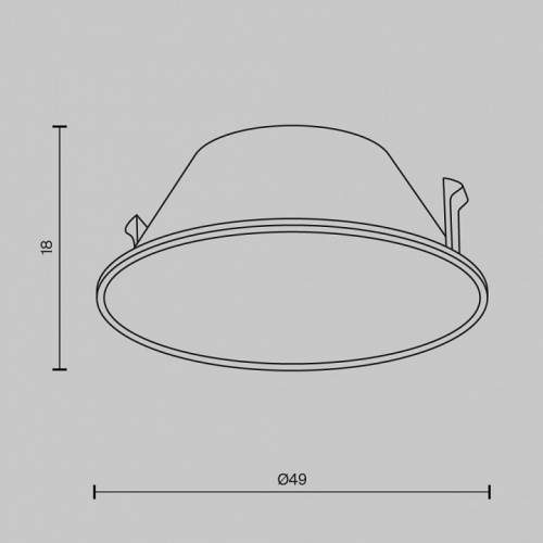 Кольцо декоративное Maytoni Wise Ring057-7-CH в Ревде фото 5