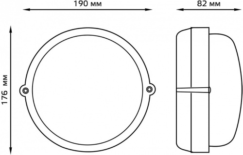 Накладной светильник Gauss НБП 926602106 в Нижнем Новгороде фото 2