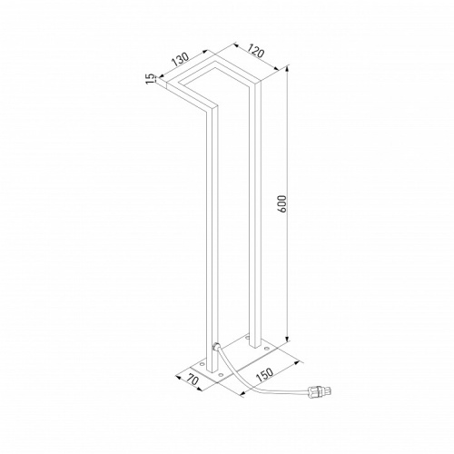 Наземный низкий светильник Elektrostandard Stels 35180/S в Нижнем Новгороде фото 5