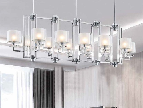 Люстра на штанге Newport 4400 4408+4/S chrome в Нижнем Новгороде фото 2