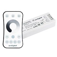 Диммер SMART-DIM-SET-RING (12-24V, 1x8A, ПДУ 2.4G) (Arlight, IP20 Пластик, 5 лет) в Артемовском