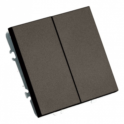 Выключатель двухклавишный без рамки Stekker Эмили 49918 в Нижнем Новгороде фото 2