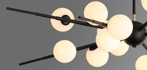 Люстра на штанге Imperiumloft Cherry Bomb Balls Black 40.2723-0 в Нижнем Новгороде фото 3