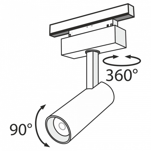 Светильник на штанге Maytoni Focus LED TR019-2-10W4K-B в Волгограде фото 4