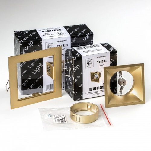 Встраиваемый светильник Lightstar Domino D51303GMOD в Нижнем Новгороде фото 3