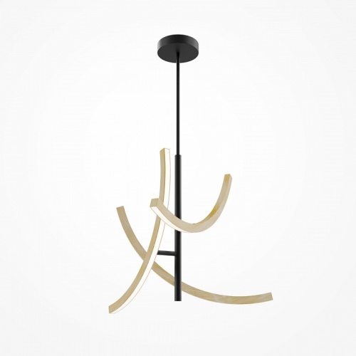 Люстра на штанге Maytoni Wabi MOD428PL-L27BK в Нижнем Новгороде фото 6