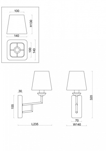 Бра Freya Viva FR5266WL-01CH в Нижнем Новгороде фото 2