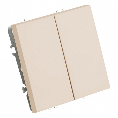 Переключатель перекрестный двухклавишный без рамки Stekker Эмили 50165 в Нижнем Новгороде фото 2