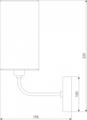 Бра Eurosvet Purezza 60128/1 хром в Карачеве фото 3