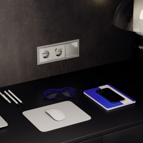 Выключатель одноклавишный с подсветкой без рамки Voltum S70 VLS010204 в Нижнем Новгороде фото 6