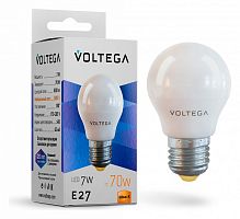 Лампа светодиодная Voltega Simple E27 7Вт 2800K 7052 в Яранске
