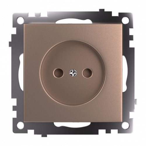 Розетка без заземления и со шторкой, без рамки Stekker Катрин 39595 в Нижнем Новгороде фото 3