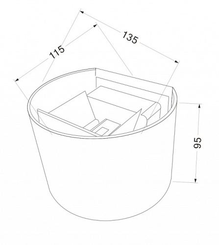 Накладной светильник Maytoni Fulton O573WL-L6GR в Нижнем Новгороде фото 4