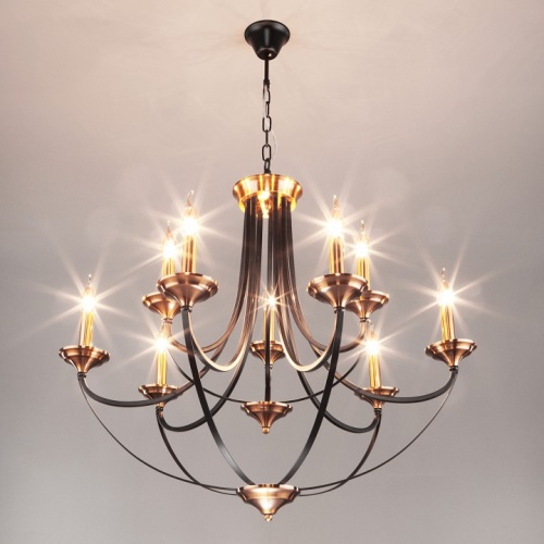 Подвесная люстра Eurosvet Lazzaro 60098/9 черный в Нижнем Новгороде фото 4