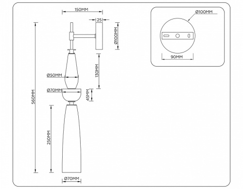 Бра Ambrella Light LH LH75369 в Нижнем Новгороде фото 7
