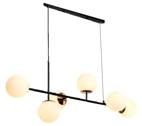Подвесная люстра iLamp Golden 9136P/6 BK-WH в Нижнем Новгороде фото 2