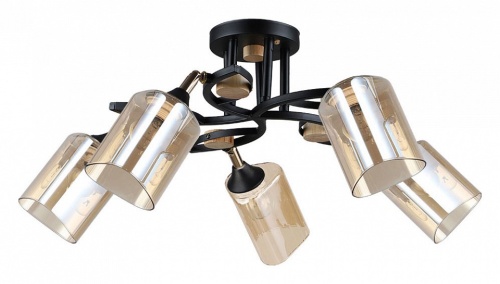 Люстра на штанге Arte Lamp Glamore A5076PL-5BK в Нижнем Новгороде фото 3