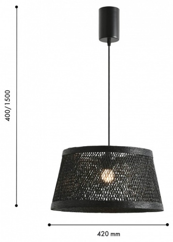 Подвесной светильник Favourite Vimini 4830-1P в Нижнем Новгороде фото 2