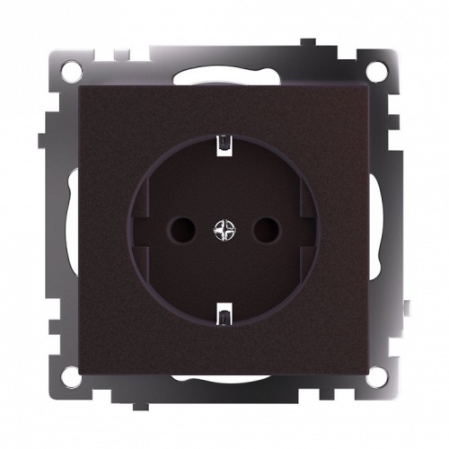 Розетка с заземлением и со шторкой, без рамки Stekker Катрин 49028 в Нижнем Новгороде фото 4