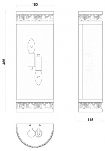 Накладной светильник Favourite Exortivus 4011-2W в Нижнем Новгороде фото 6