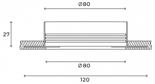 Встраиваемый светильник Hesby Lighting Leitrim HSBL_0233 в Нижнем Новгороде фото 7