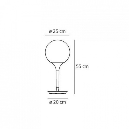 Настольная лампа декоративная Artemide  1050010A в Нижнем Новгороде фото 3