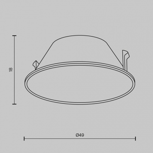 Кольцо декоративное Maytoni Wise Ring057-7-B в Дудинке фото 5